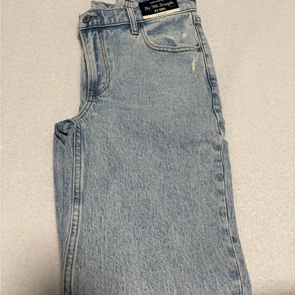 Abercrombie & Fitch Light Blue Straight Jeans